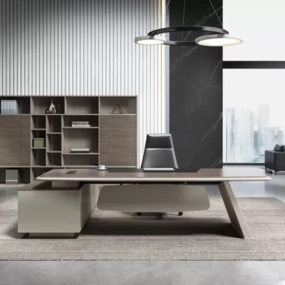 Bàn sếp Bàn điều hành đơn giản kết hợp hiện đại nội thất không khí bàn đơn bàn chủ tịch người giám sát bàn ghế quản lý