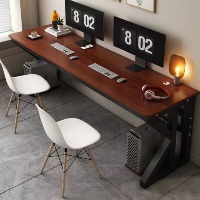 Máy tính để bàn đôi đơn giản bàn máy tính bàn viết nhà phòng ngủ miễn phí vận chuyển bàn văn phòng bàn học bàn chơi game