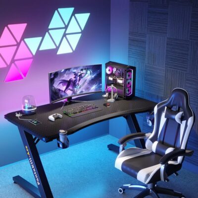 Bàn thể thao điện tử Bàn máy tính để bàn tại nhà chuyên nghiệp sợi carbon văn phòng bàn viết phòng ngủ Bộ bàn ghế trò chơi