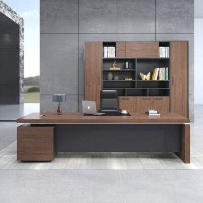 Bàn làm việc của chủ tịch Bàn giám đốc điều hành 2m không khí đơn giản hiện đại Bàn ghế sếp kết hợp bàn làm việc tổng giám đốc