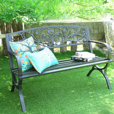 Ghế công viên ngoài trời băng ghế sân trong hiện đại đôi ghế sắt ban công băng ghế giải trí nhà kinh tế sân vườn