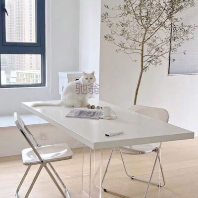 Bàn ăn sáng tạo tại nhà, nhà hàng, bàn ghế kết hợp.