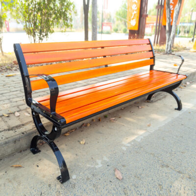 Ghế công viên, ghế dài ngoài trời, ghế gỗ chống ăn mòn, quầy bar gỗ nhựa, sân vườn cộng đồng vuông ngoài trời, quầy bar gỗ nhập khẩu