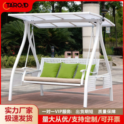 Xích đu ngoài trời ghế bập bênh ngoài trời đôi ba ban công ngắm cảnh sân vườn treo ghế giỏ nhôm đúc ghế xích đu