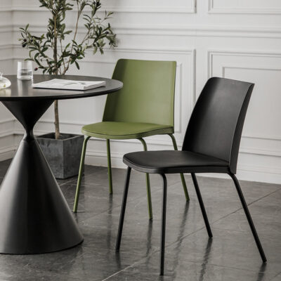 Hàng đẹp sang trọng đơn giản ghế ăn tại nhà căn hộ nhỏ hiện đại ghế nhựa Bắc Âu thiết kế cafe ghế tựa lưng giải trí