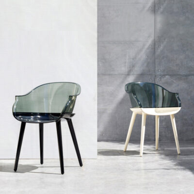 Bắc Âu Trong Suốt Ghế Thời Trang Ghế Giải Trí Sáng Tạo Ghế Ăn Nhựa Thiết Kế Tay Nhà Lưng Ghế Cafe