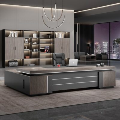 Bàn sếp bàn ghế văn phòng kết hợp bàn ghế chủ tịch hiện đại đơn giản bàn giám đốc bàn giám sát bàn điều hành bộ nội thất văn phòng