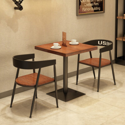 Bàn ăn kiểu Mỹ, bàn vuông nhỏ, bàn ghế cafe, quán trà sữa, nhà hàng, bàn ghế giải trí nhỏ kết hợp, ban công ngoài trời