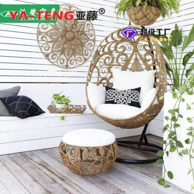 Woden ngoài trời sân biệt thự mô hình nhà dây treo ghế xích đu trong nhà ban công sân vườn mây treo nôi nôi