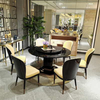 Bàn Ăn Tròn Sang Trọng: Đa Dạng Cho 6-8 Người