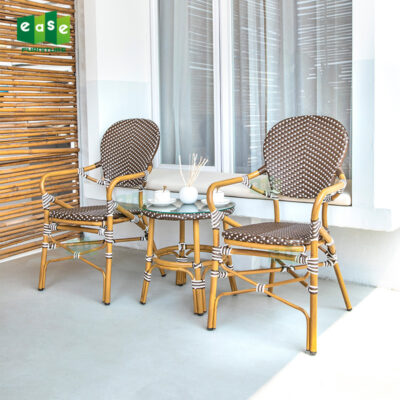 Ghế mây ngoài trời bàn ghế ban công sân vườn cafe ghế mây thông thường bàn Bàn ghế mây
