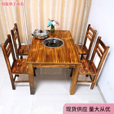 Bàn ghế ăn đá Inno kết hợp gia đình mới, phòng nhỏ hình chữ nhật.