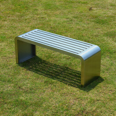 Ghế nhựa gỗ chống ăn mòn ghế công viên ngoài trời trung tâm mua sắm băng ghế dự bị ngoài trời hình vuông cộng đồng sân vườn cảnh quan băng ghế dự bị