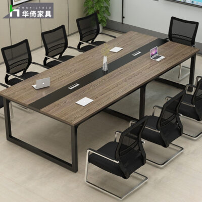 Bàn hội nghị bàn dài đơn giản hiện đại bàn ghế văn phòng kết hợp phòng hội nghị nhỏ bàn đàm phán bàn dài bàn làm việc