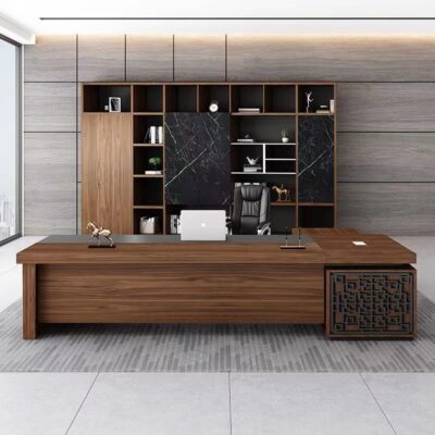 Bàn làm việc ông chủ Bàn ghế kết hợp bàn điều hành chủ tịch giám đốc giám sát bàn đơn giản hiện đại nội thất văn phòng