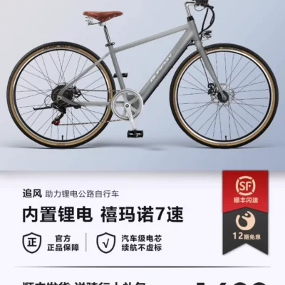 Phoenix trợ lực đường bộ xe đạp điện pin lithium dành cho nam và nữ trưởng thành xe điện đi lại pin xe đạp điện