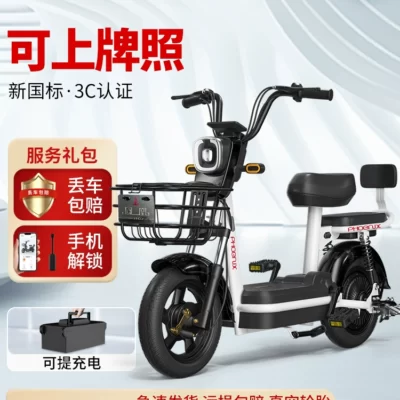 Xe điện mới của Phoenix, tiêu chuẩn quốc gia mới, có thể đăng ký là xe chạy ắc quy dành cho nam và nữ, xe đạp điện cỡ nhỏ có người lớn hỗ trợ