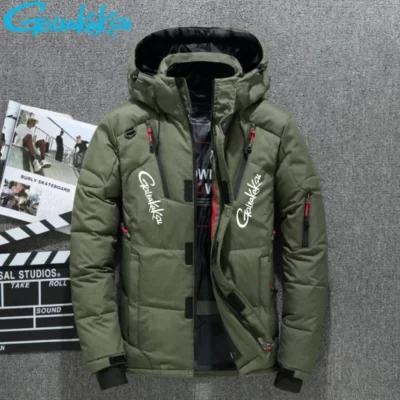 -20 Độ Làm Dày Ấm Tuyết Áo Khoác Nam Có Mũ Áo Gió Xuống Parkas Áo Khoác Ngoài Mùa Đông Quần Áo Nam Vịt Trắng Xuống Áo khoác