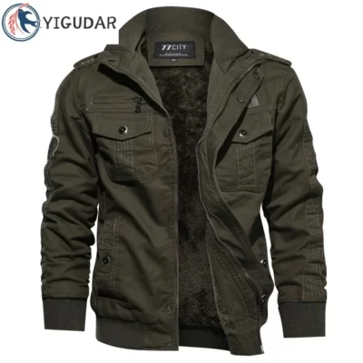 Năm 2023 Nam Thu Đông Quân Sự Áo Khoác Nam Xuân Thu Cotton Nam Casual Chuyến Bay Không Quân Áo Hombre Áo Khoác Bomber nam