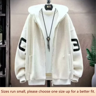 Mùa Đông 2023 Nam Dày Cổ Áo Cotton Hợp Thời Trang Thanh Niên Đổ Xô Quần Áo Cotton Ấm Tay Chất Liệu Vải Polyester