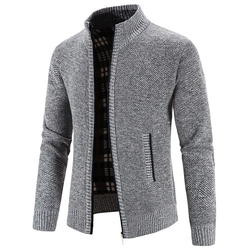 2023New-Spring-Autumn-Knitted-Sweater-Men-Fashion-Slim-Fit-Cardigan-Men-Causal-Sweaters-Coats-Solid-Single-1.webp