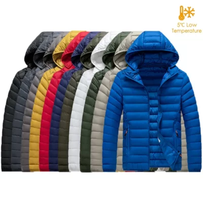 8XL Nam Mới Thu Đông Ấm Áp Chống Thấm Nước Parkas Áo Khoác Áo Khoác Nam Có Mũ Áo Khoác Ngoài Mũ Có Thể Tháo Rời Trang Phục Parkas Áo Khoác Nam