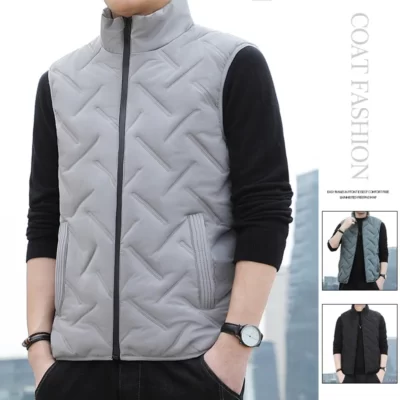 Thương Hiệu Thời Trang Nam Thu Đông Áo Vest Áo Phong Cách Hàn Quốc Người Áo Áo Khoác Size M-5XL