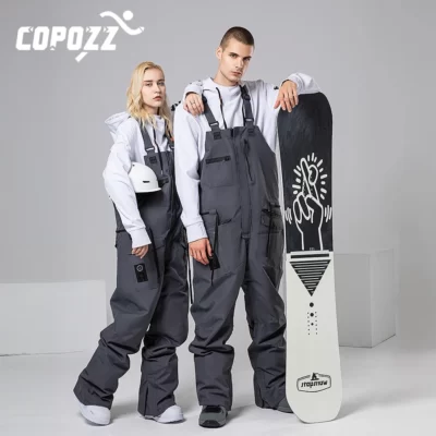 COPOZZ Nam Nữ Trượt Tuyết Áo Khoác Quần Trượt Tuyết Mùa Đông Ấm Áp Chống Gió Trượt Tuyết Chống Nước Áo Liền Quần Thể Thao Ngoài Trời Trượt Tuyết Quần Áo Ván Trượt Tuyết