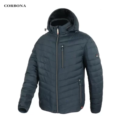 CORBONA 2023 Thu Đông Phong Cách Doanh Nhân Nam Oversize Áo Khoác Mùa Đông Chọn Lọc Cotton Áo Khoác Nam Chống Gió Áo Khoác Dù Mũ Có Thể Tháo Rời