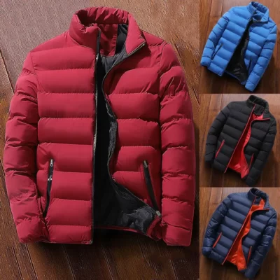 Xuống Áo Quần Áo Áo Khoác Mùa Đông Dày Chắn Gió Xuống Áo Khoác Cardigan Dày Xuống Áo Cho Gia Đình
