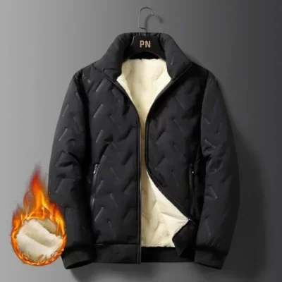 Xuống Áo Khoác Dày Cotton Áo Khoác Mùa Đông Ấm Áo Khoác Nỉ Rời Nam Áo Khoác Mùa Đông Lambswool Áo Khoác Mùa Đông Quần Nam Quần Áo