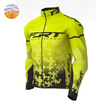 ERTRACING Áo Khoác Mùa Đông Nhiệt Trang Nam Đội Đi Xe Đạp Áo Khoác Dài Tay Áo Phù Hợp Với Mtb Xe Đạp Đường Bộ Quần Áo Ciclismo Hombres