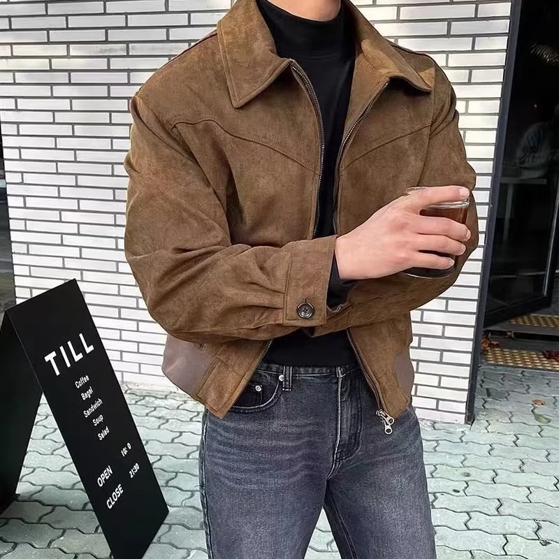 Elegant-Solid-Brown-Coat-Men-s-Spring-Autumn-High-end-Loose-Lapel-Plush-Top-Winter-New-1.webp