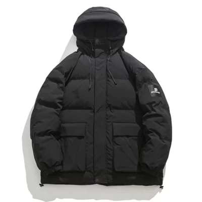 Dễ Đọc 2024 Áo Khoác Mùa Đông Nam Dáng Rộng Làm Dày Ấm Nam Parkas Chắc Chắn Cổ Áo Đứng Áo Khoác Mùa Đông Người Đàn Ông