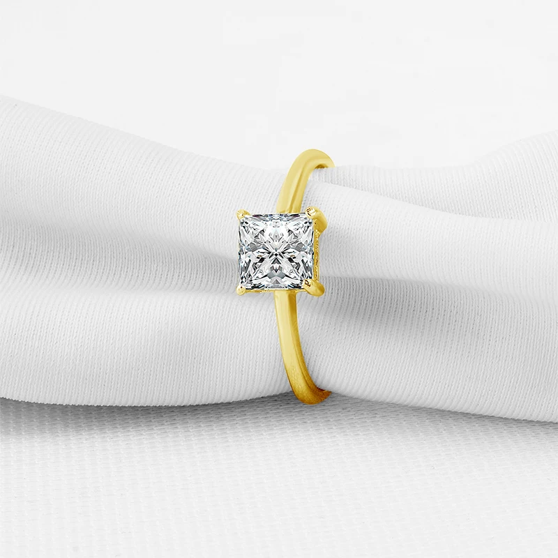 Lnngy-Certified-10K-Pure-Gold-Wedding-Solitaire-Ring-For-Women-6-5mm-1-0CT-Square-Cut-2.webp