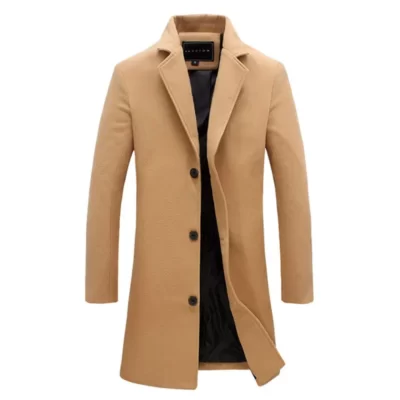 Nam Thời Trang Áo Khoác Nam Slim Fit Áo Khoác Kinh Doanh Nam Mùa Đông Dài Chống Gió Outwears Plus Kích Thước 5XL Đen Bán áo khoác ngoài