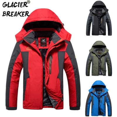 Nam Mùa Đông Parkas 2023 Mới Chống Gió Dày Ấm Áo Khoác Nỉ Áo Khoác Nam Thu Đông Áo Khoác Ngoài Thời Trang Ngoài Trời Có Mũ Trùm Đầu Cổ Parkas Nam