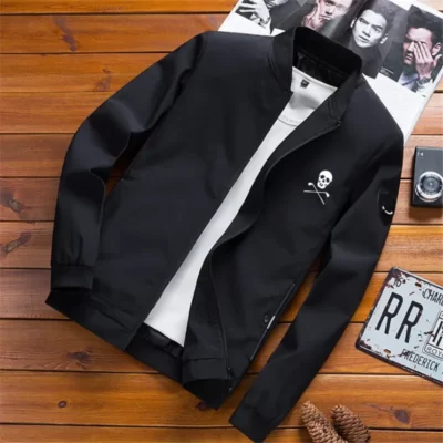 Golf Nam Mỏng Áo Mặc Thể Thao Thường Ngày Cổ Đứng Tay Dài Dây Kéo Áo Khoác Bomber Nam Mùa Xuân, Mùa Thu Quần Áo Mặc