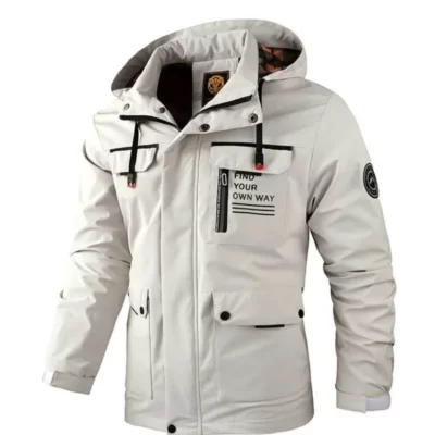 Mũ Trùm Đầu Nam Casual Chất Lượng Cao Áo Khoác Ngoài Trời Áo Gió Giữ Nhiệt Quần Áo Nhẹ Chống Thấm Nước Thời Trang Lạnh Mùa Đông