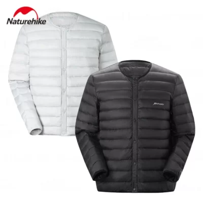 Naturehike 95% Ngỗng Xuống Áo Khoác Lót Collarless Mùa Đông Ấm Lên Đi Bộ Đường Dài Áo Gió Chống Thấm Nước Dành Cho Nam Leo Núi Quần Áo