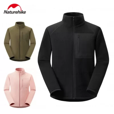 Naturehike Cực Áo Khoác Nỉ Cổ Đứng Mùa Đông Giữ Ấm Thể Thao Ngoài Trời Áo Khoác Leo Núi Đi Bộ Đường Dài Cho Nam Và Nữ Áo Khoác Thời Trang