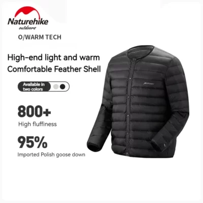 Naturehike Mùa Đông 800pf Ngỗng Xuống Áo Khoác Siêu Nhẹ Cắm Trại Đi Bộ Đường Dài Câu Cá Unisex Áo Khoác Nam Nữ Giữ Ấm Nhẹ 260G