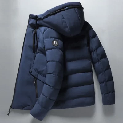 Mới Thời Trang Nam Chắc Chắn Parkas Áo Có Mũ Trùm Đầu Dày Mùa Đông Ấm Áp Thường Xuống Áo Khoác Áo Khoác Có Mũ Trùm Đầu Mùa Đông Ấm Áp Parkas
