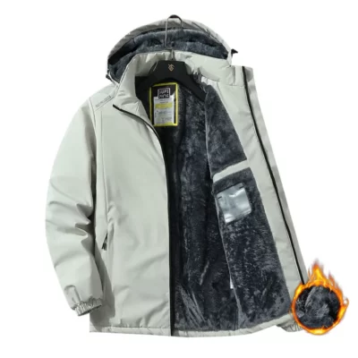 Mới Nam Mùa Đông Trang Ấm Có Thể Tháo Rời Hood Parkas Dành Cho Nam Mùa Thu Thường Ngày Chống Gió Coldproof Ngoài Trời Parkas Nam Plus Kích Thước 5XL