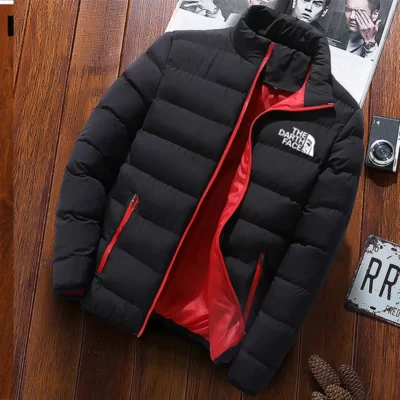 Nam Mới Thu Đông Áo Khoác Thời Trang Áo Lót Bông Dành Cho Nam Phối Kéo Xuống Cotton Ấm Quần Áo Nam Áo Dù plus Kích Thước S-5xl