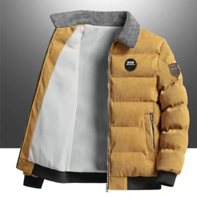 Mùa Đông Mới Áo Khoác Nỉ Nam Parkas Áo Khoác Rời Chắc Chắn Chống Gió Cổ Lông Ấm Áp Ren Định Áo Khoác Dù Thời Trang Áo Gió