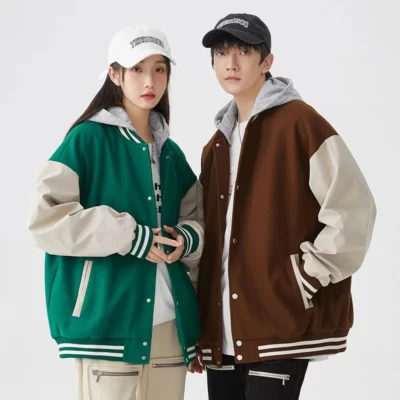 Mùa Đông Mới Áo Khoác Nam Bóng Chày Áo Khoác Dạo Phố Hip Hop Áo Khoác Nam Áo Slim đen xanh nâu áo khoác quần áo