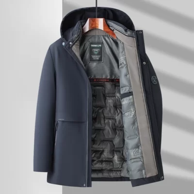 Ngoài Trời Phản Lực Trượt Tuyết Tuyết Ấm Parkas Áo Khoác Áo Khoác Nam Áo Khoác Ngoài Thương Hiệu Casual Nón Chống Thấm Nước Dày Ấm Áo Dù Nam Nam Mùa Đông 2023 Mới
