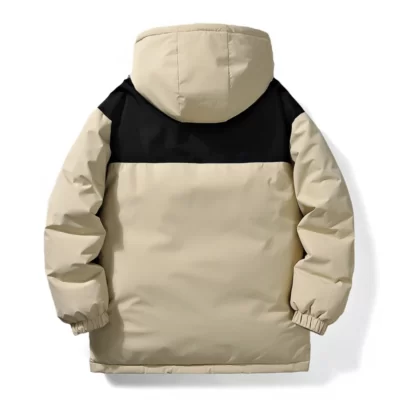 Ngoài Trời Chống Nước Sang Trọng Tấn Công Phù Hợp Với Nam Hood Dày Sang Trọng Áo Khoác Cotton Nam Sang Trọng Xuống Áo Khoác Ngoài Nam
