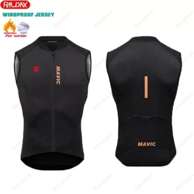 RX Mavic Mùa Đông Ấm Áp Áo Đi Xe Đạp Áo Bể Off Road Xe Máy Tank Top Nam 2024 Mới MTB Xe Đạp Đường Bộ ấm Áo